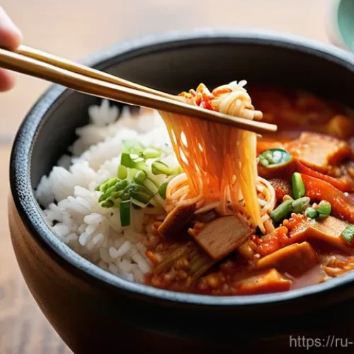 김치찌개 만드는 동영상 추천 - **Prompt 1: Cozy Evening Kimchi Jjigae**
    A close-up shot of a steaming, vibrant red Kimchi Jjiga...